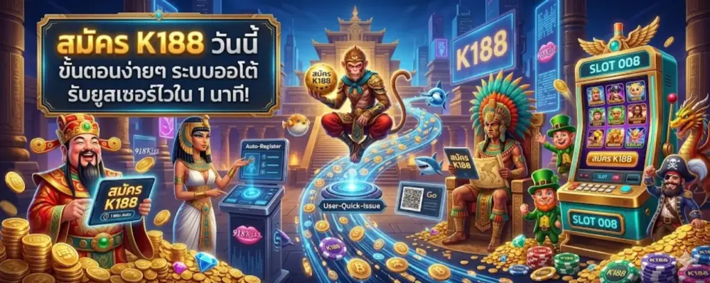 สมัคร K188 วันนี้